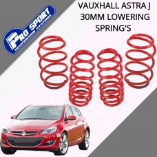 ProSport Lowering Springs for Vauxhall Astra J Hatch
